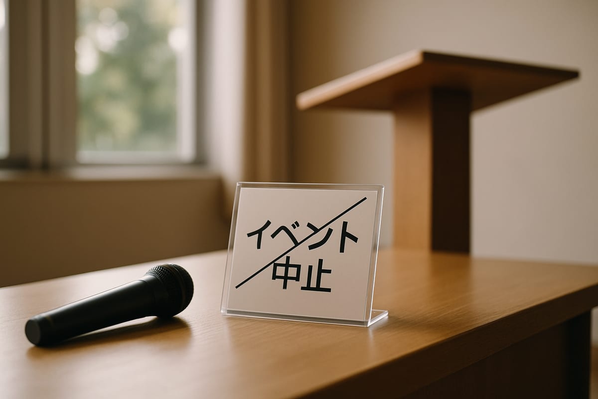 イベント中止