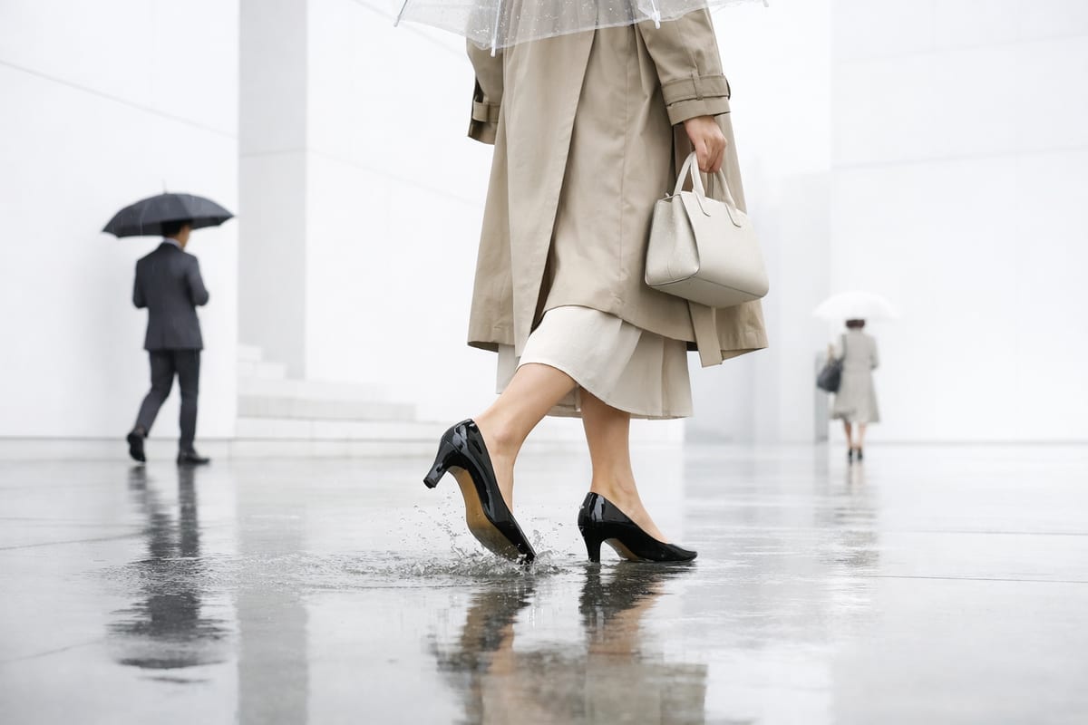 雨の日靴 レディース