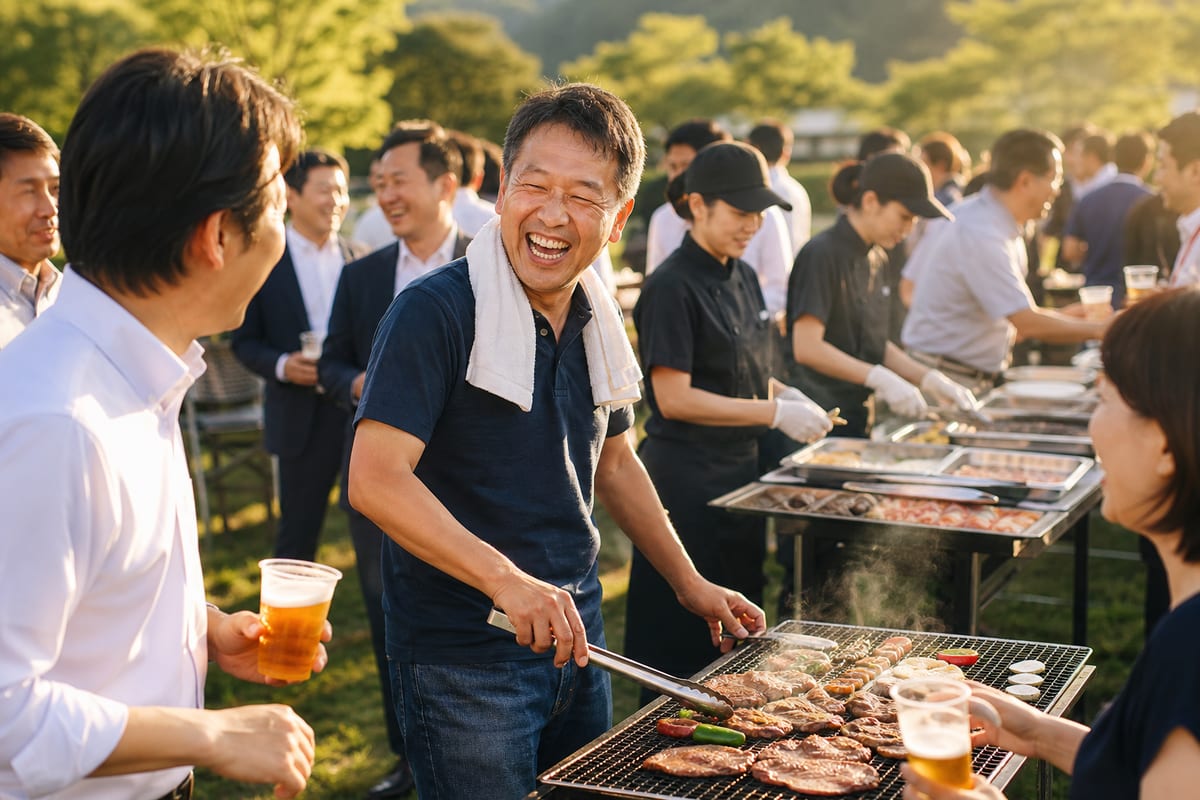 山口県 会社 BBQ 大人数