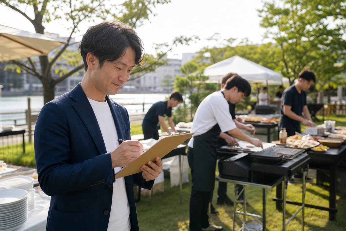 送別会 BBQ 福岡