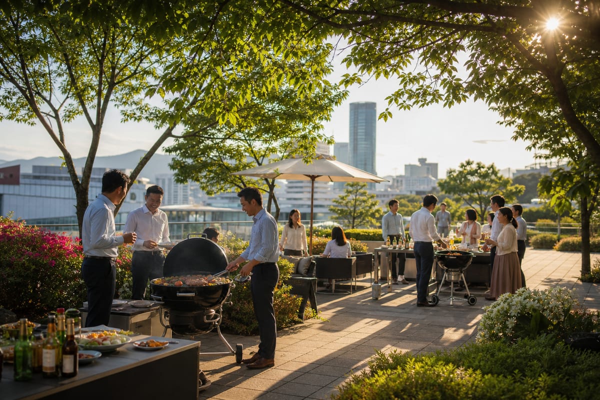 神戸 出張BBQ