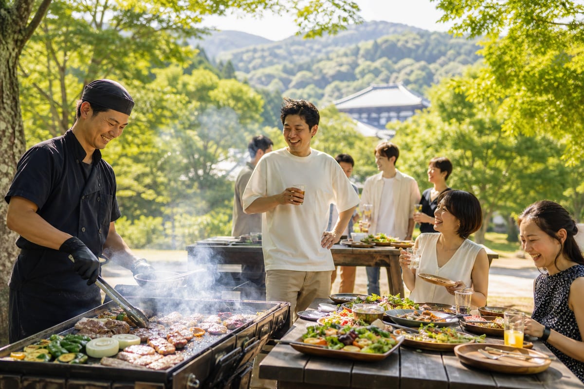 奈良 出張BBQ