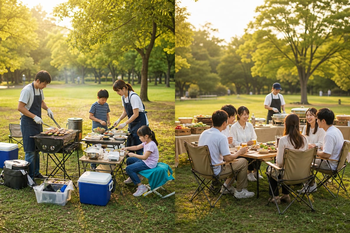 愛知 公園BBQ