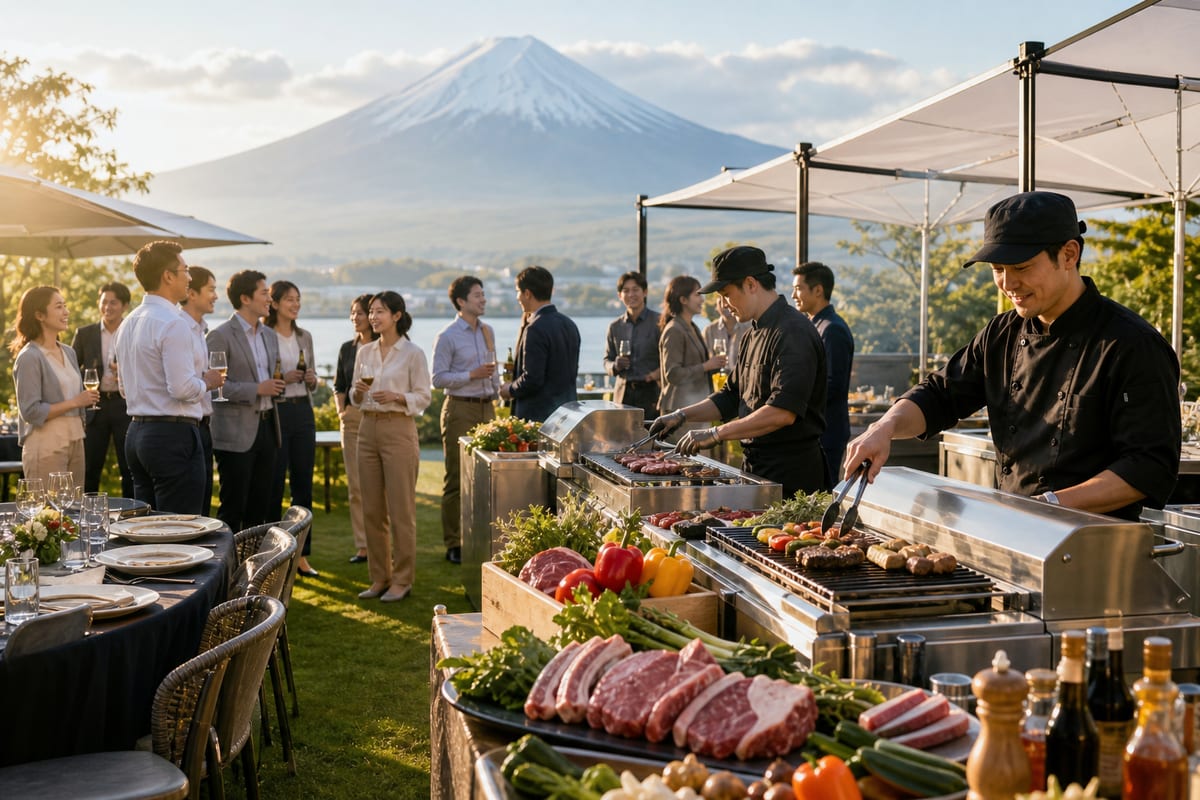 山梨 出張BBQ