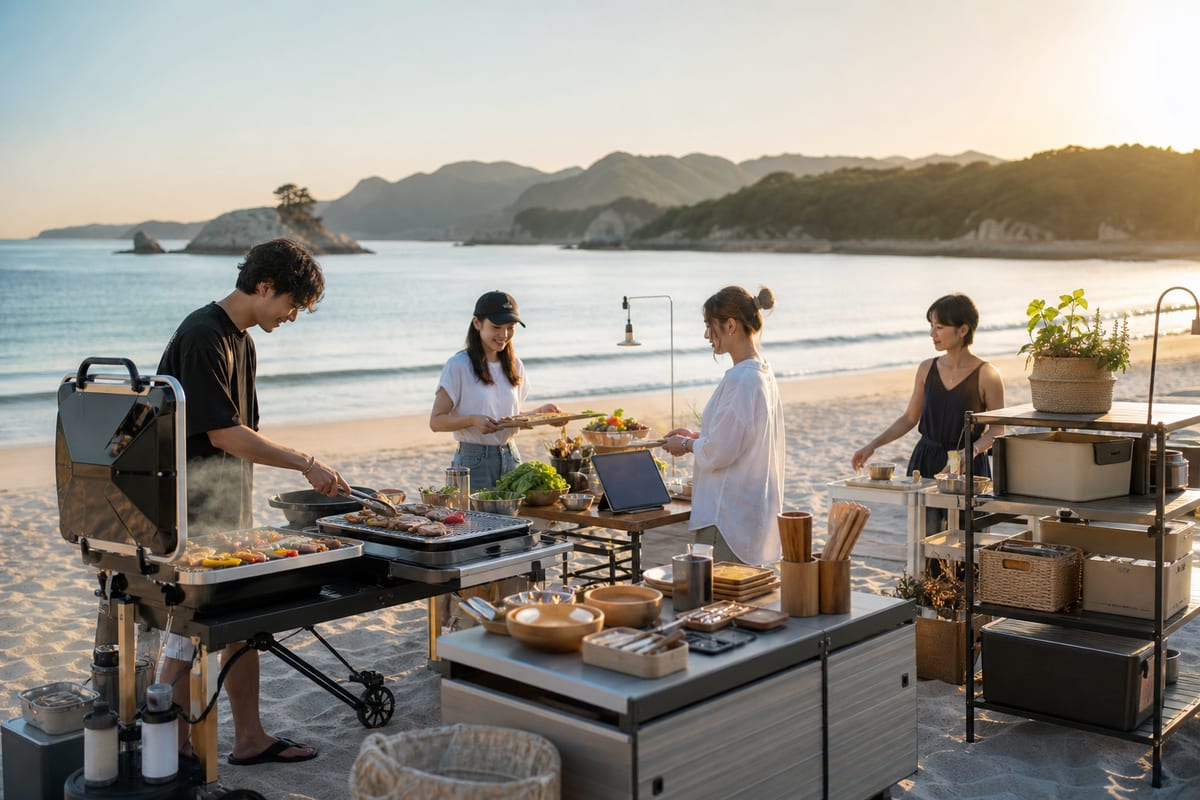 山口 ビーチBBQ