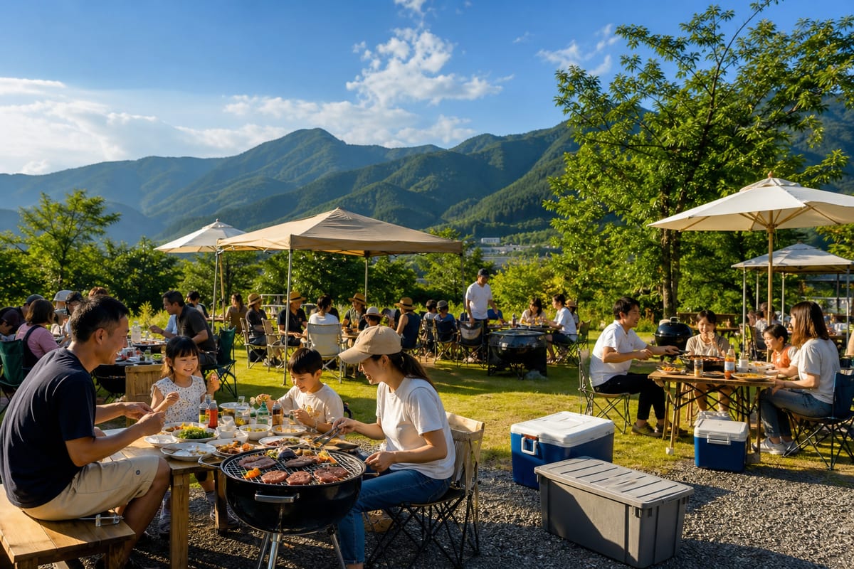 山梨 夏休みBBQ