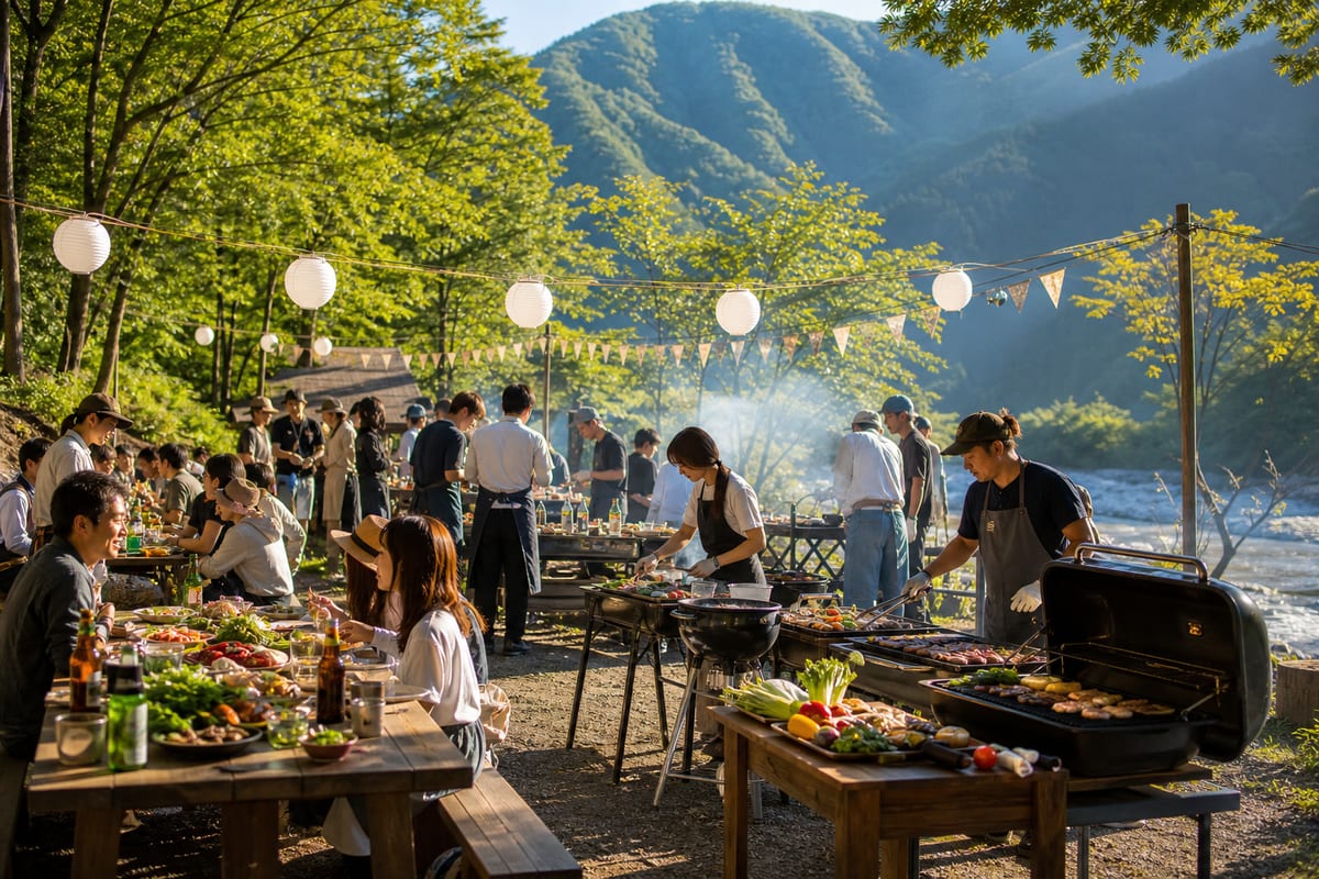 群馬 BBQ業者