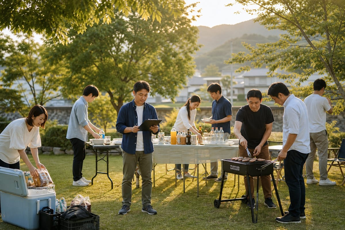山口 出張BBQ