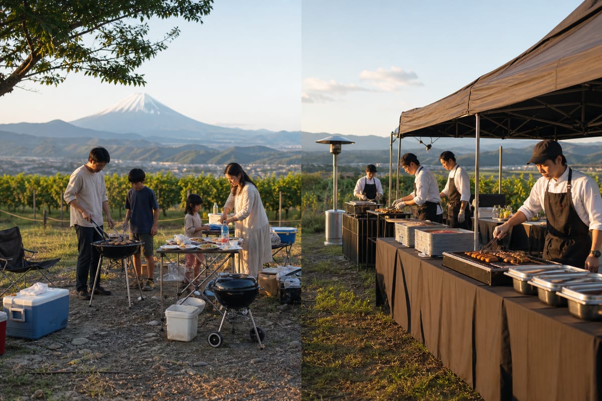 山梨 BBQ持ち込み