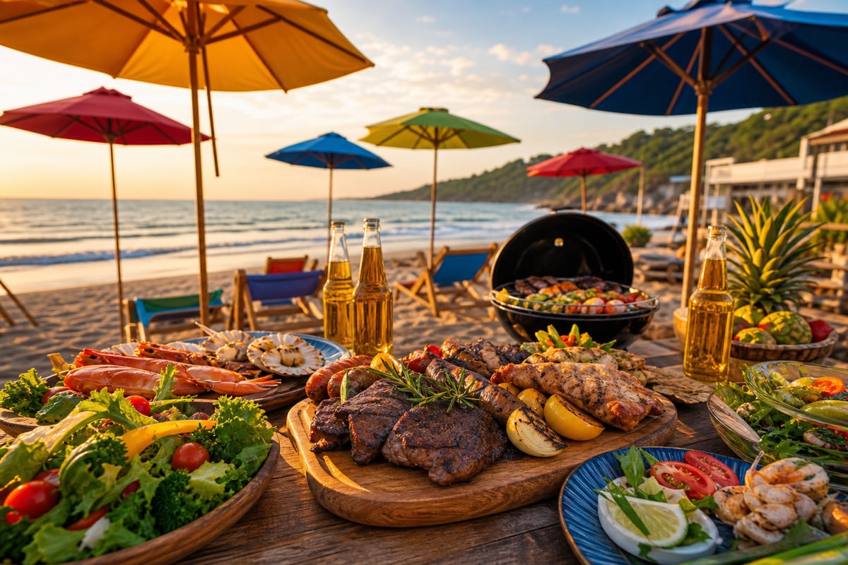 海BBQの画像