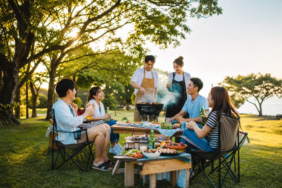 奥須磨公園 夏 BBQ