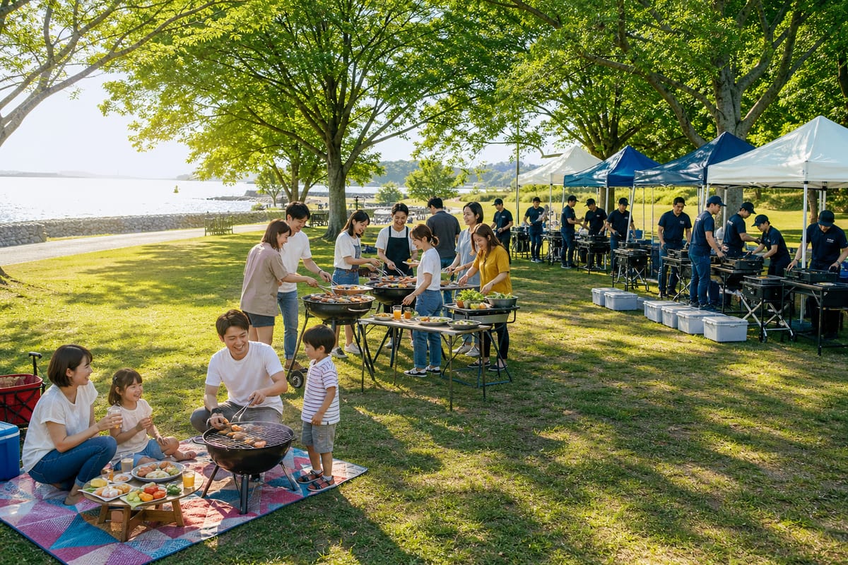 奥須磨公園 夏 BBQ