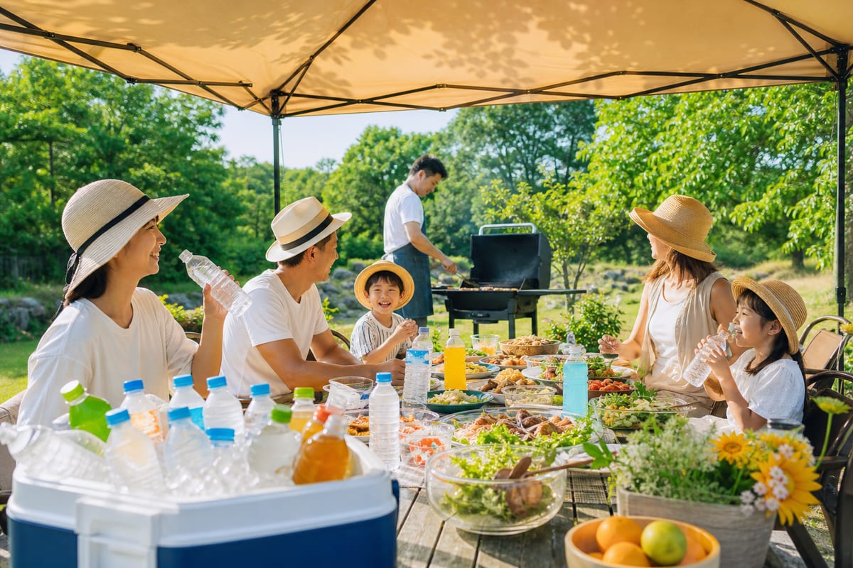 BBQ 日陰 スポット
