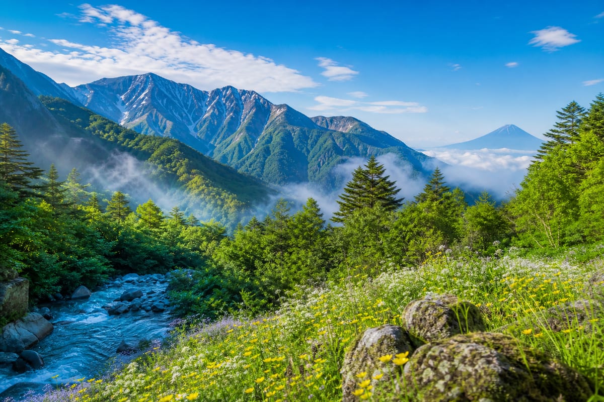 山梨 夏 自然体験
