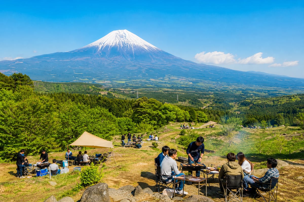 静岡 富士山 BBQ スポット