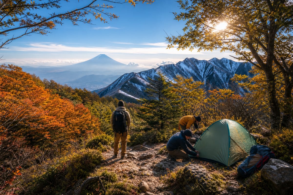 山梨 週末 アウトドア 旅行