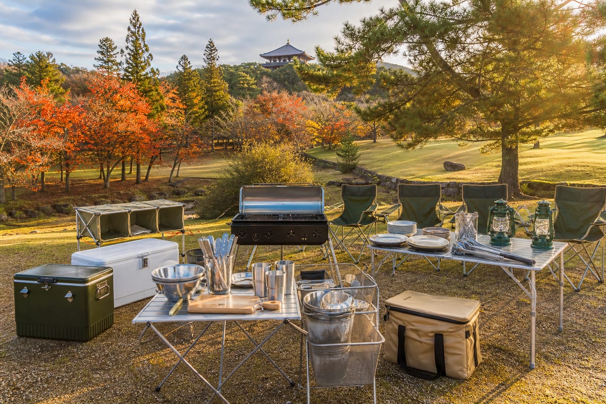奈良 BBQ レンタル用品