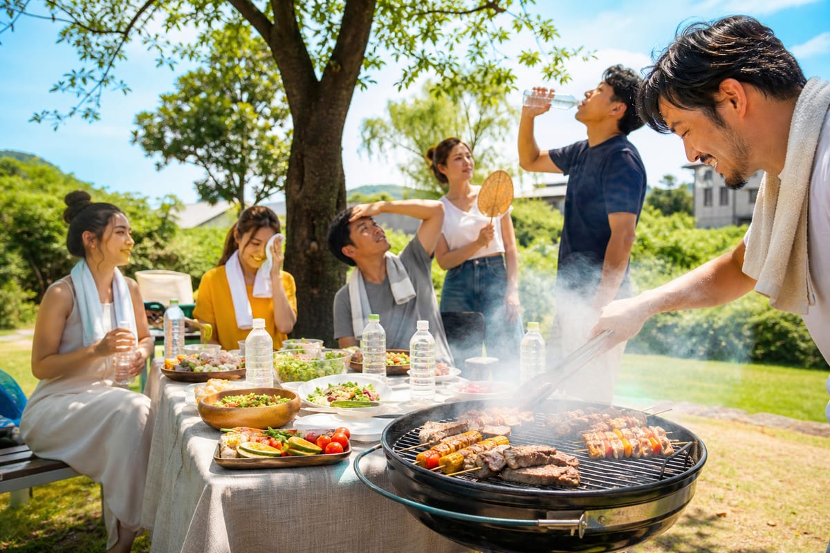 BBQ 残暑 対策