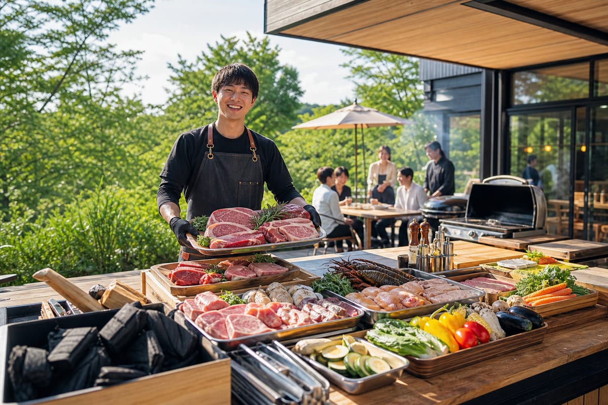 BBQ 食材 機材