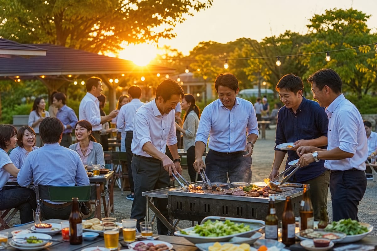 久留米 BBQ 夕方