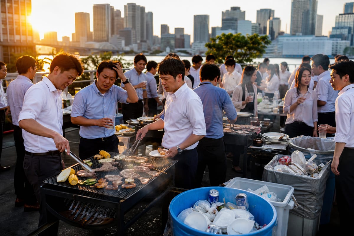 東京 BBQ 社内懇親会