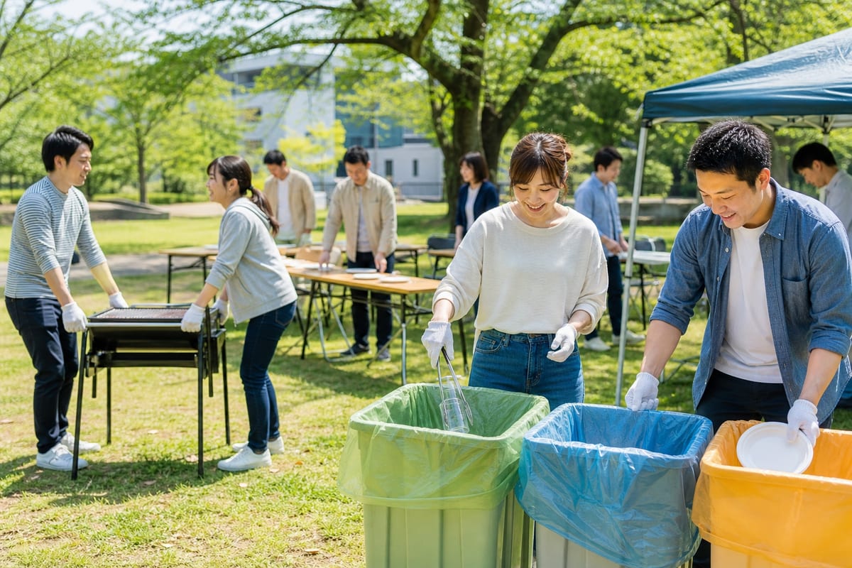 久留米 BBQ 会社イベント