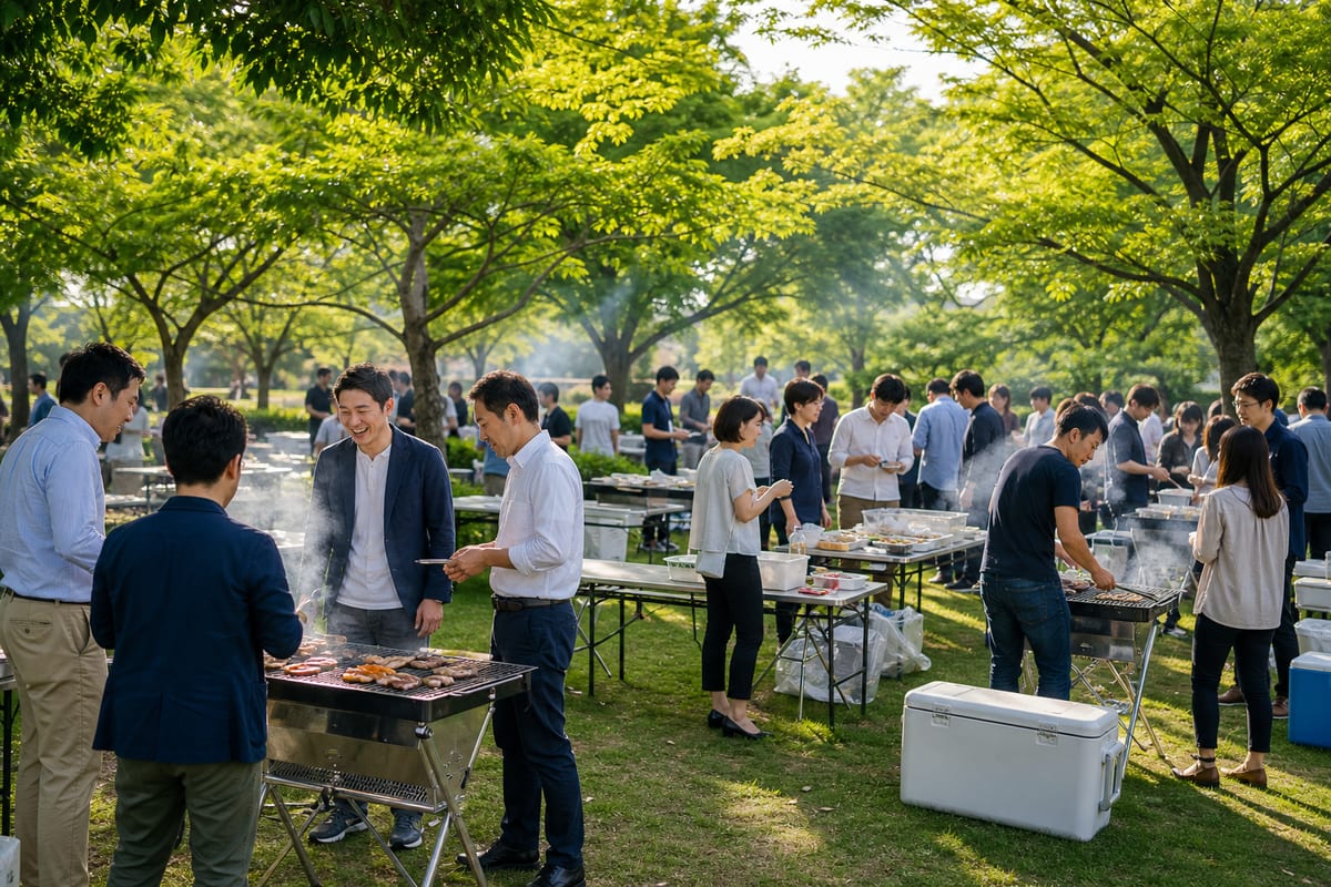 鳥栖 BBQ 会社イベント