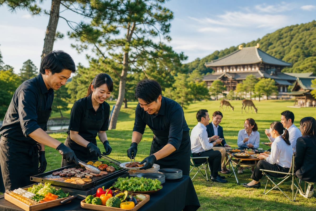 奈良 BBQ 会社親睦会