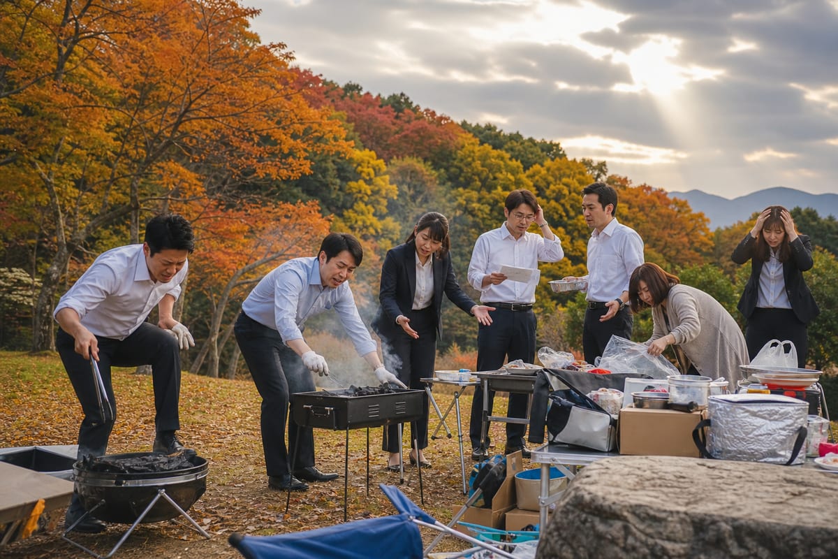 防府 BBQ 秋 会社イベント
