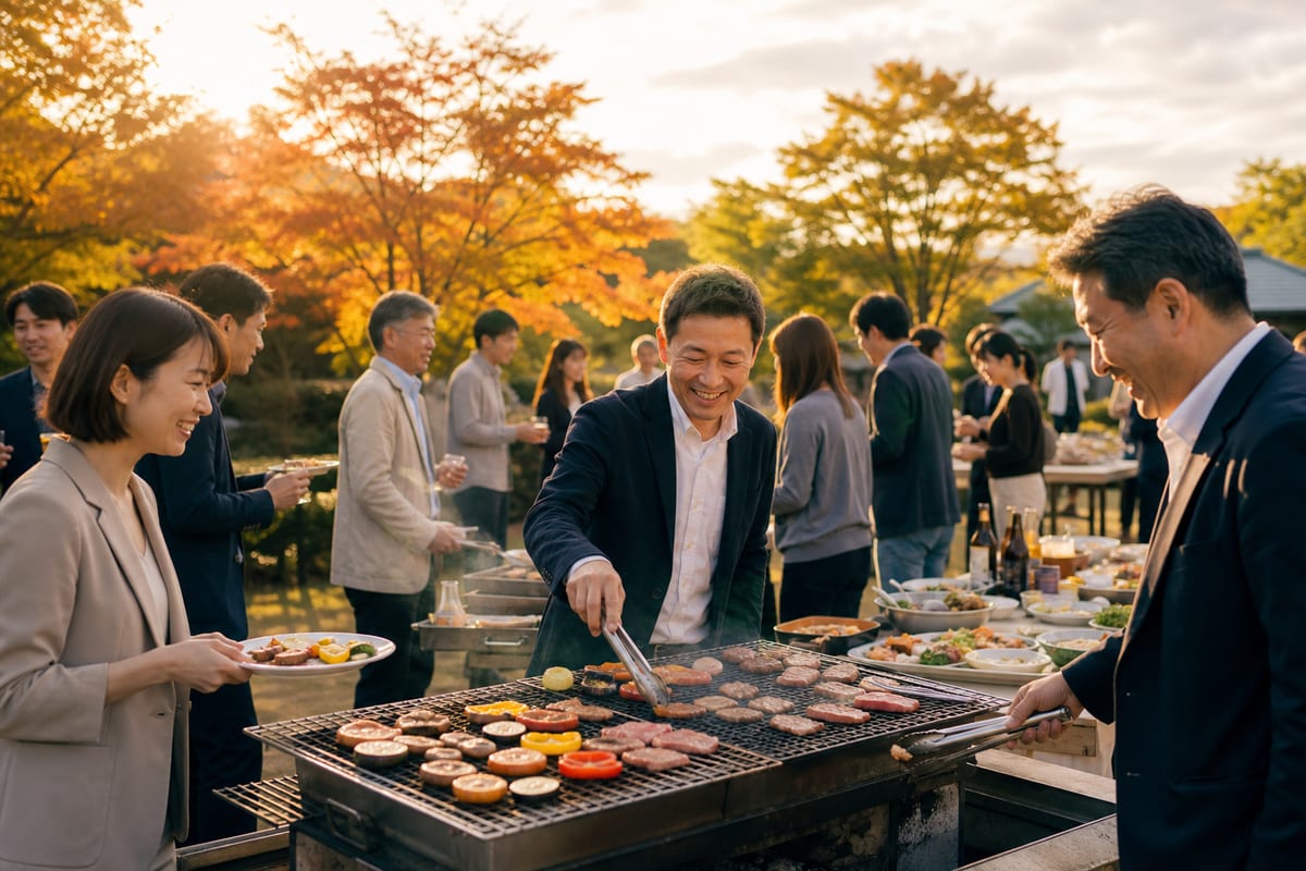 防府 BBQ 秋 会社イベント