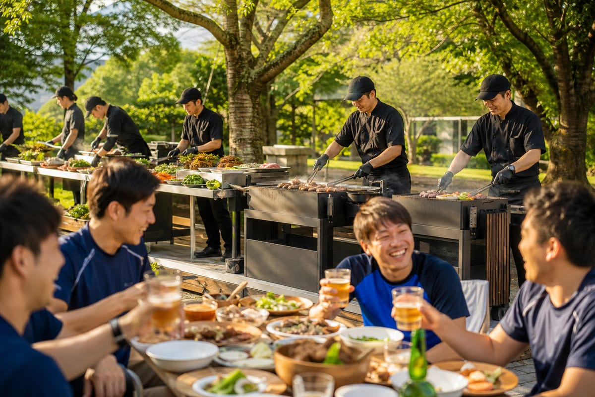 佐賀 BBQ スポーツチーム 打ち上げ