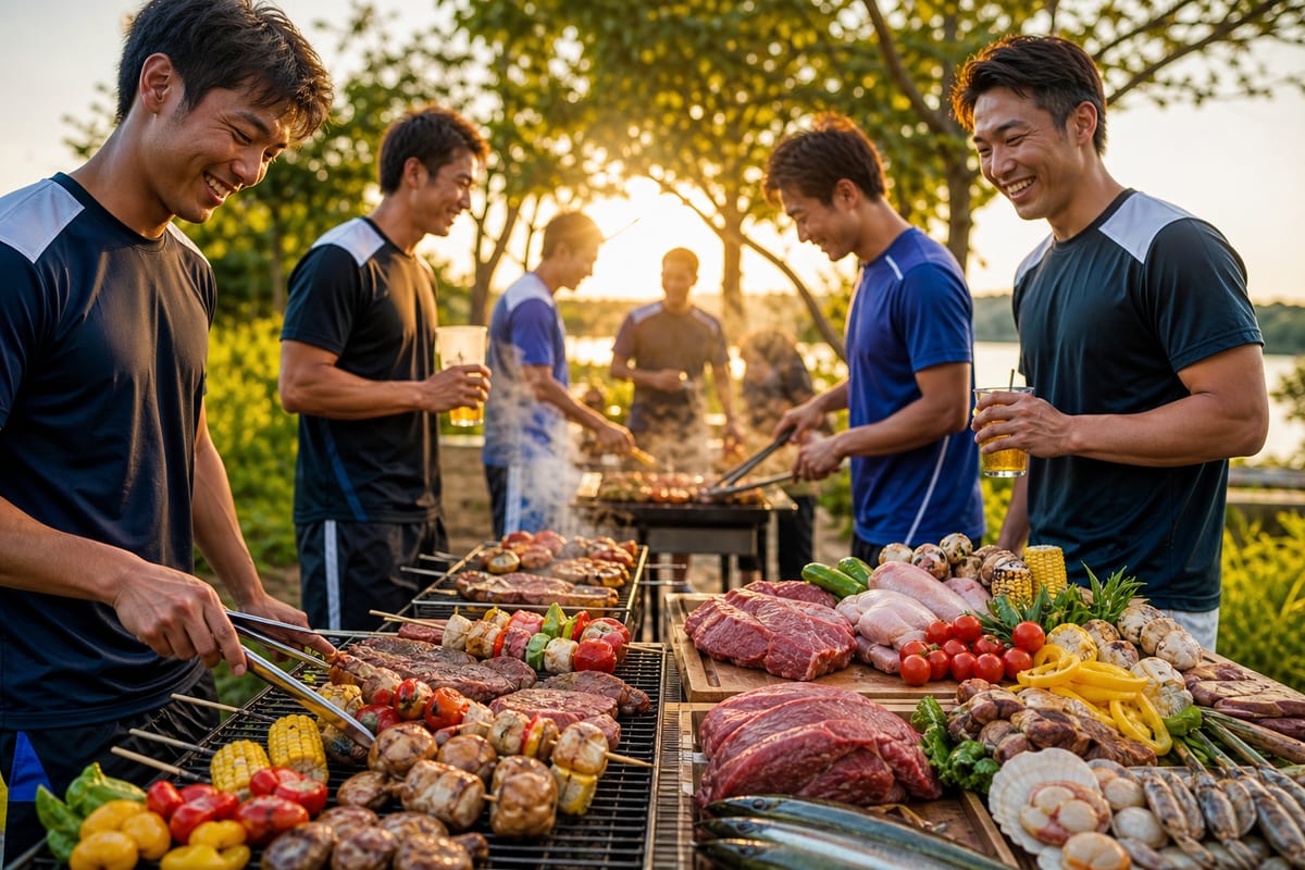 久留米 BBQ スポーツチーム 打ち上げ