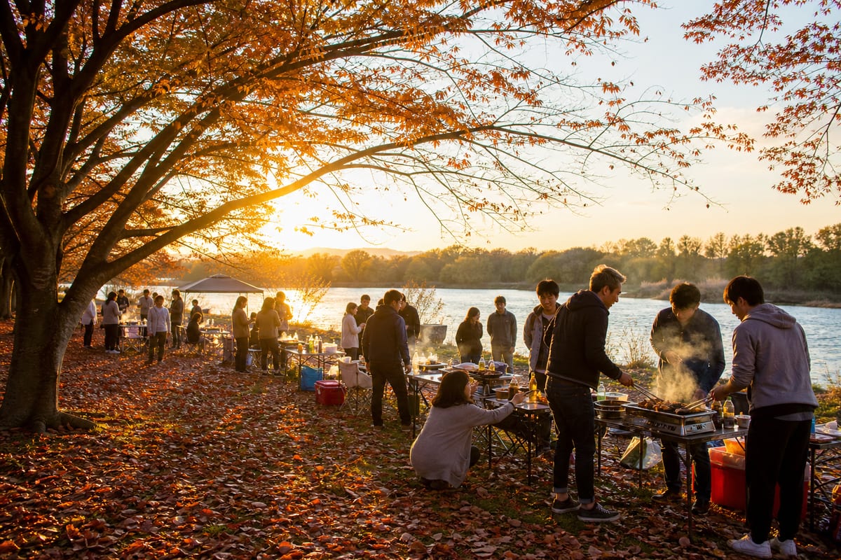利根川 BBQ 秋 大人数