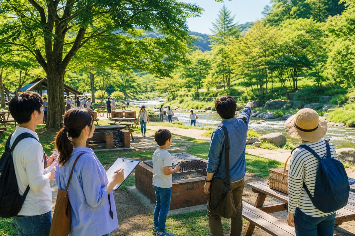 せせらぎ公園 BBQ シルバーウィーク