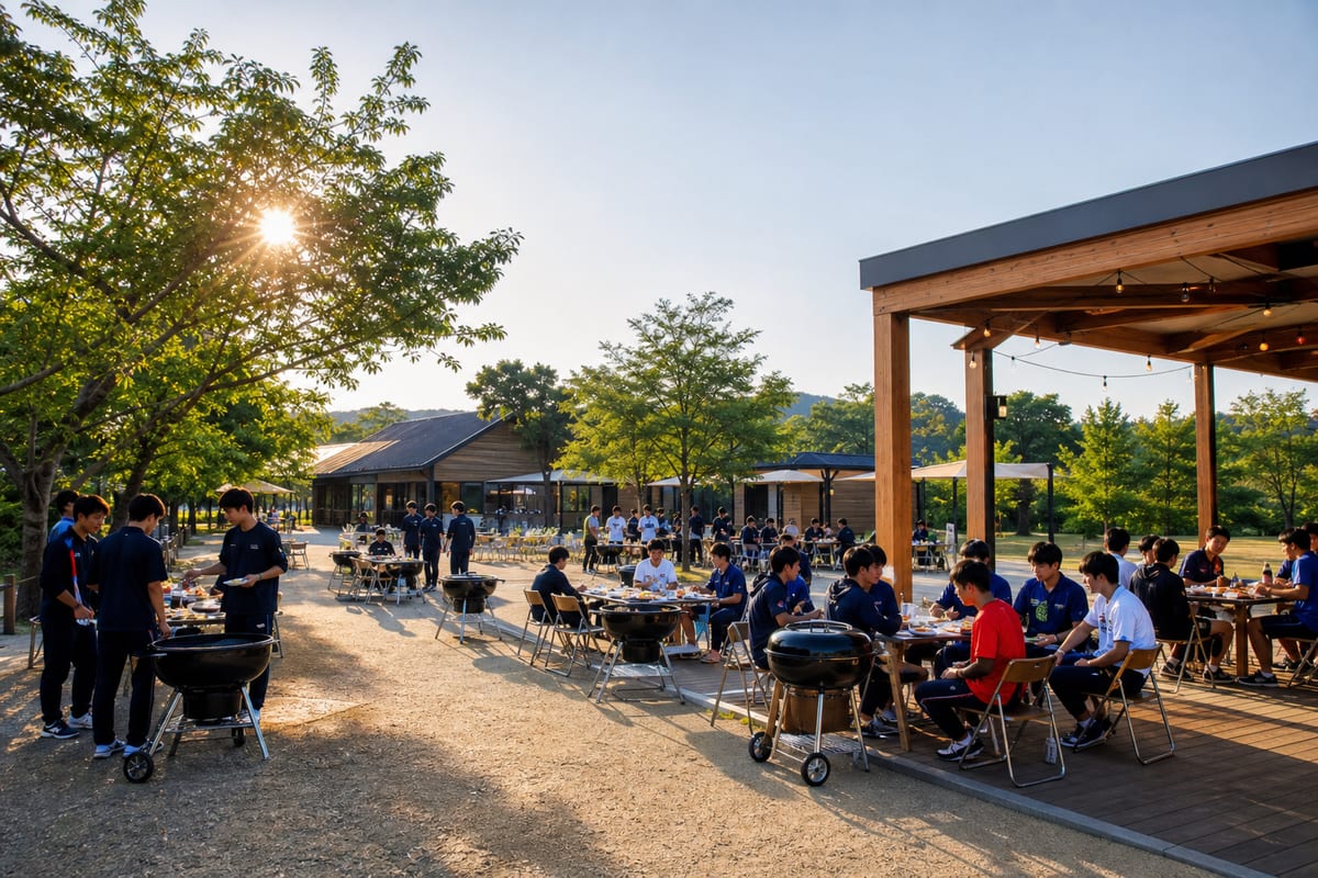 久留米 BBQ スポーツチーム 打ち上げ
