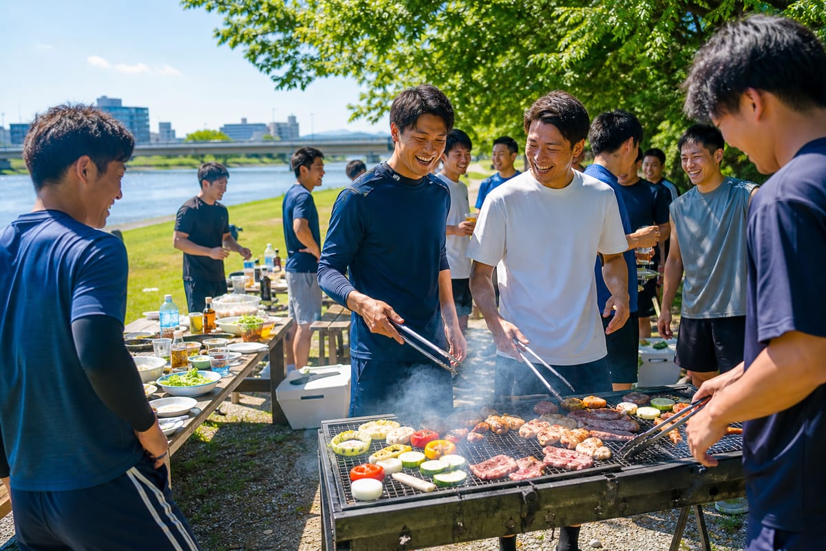 久留米 BBQ スポーツチーム 打ち上げ