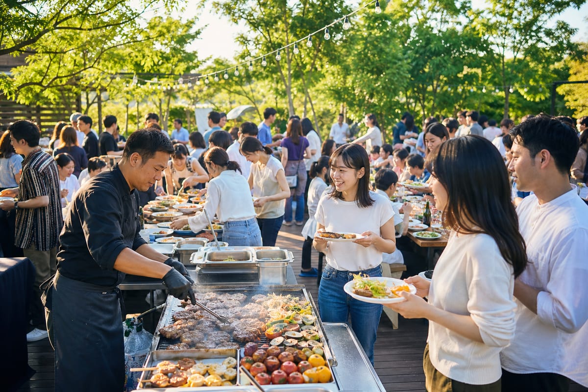 大人数 BBQ 福岡