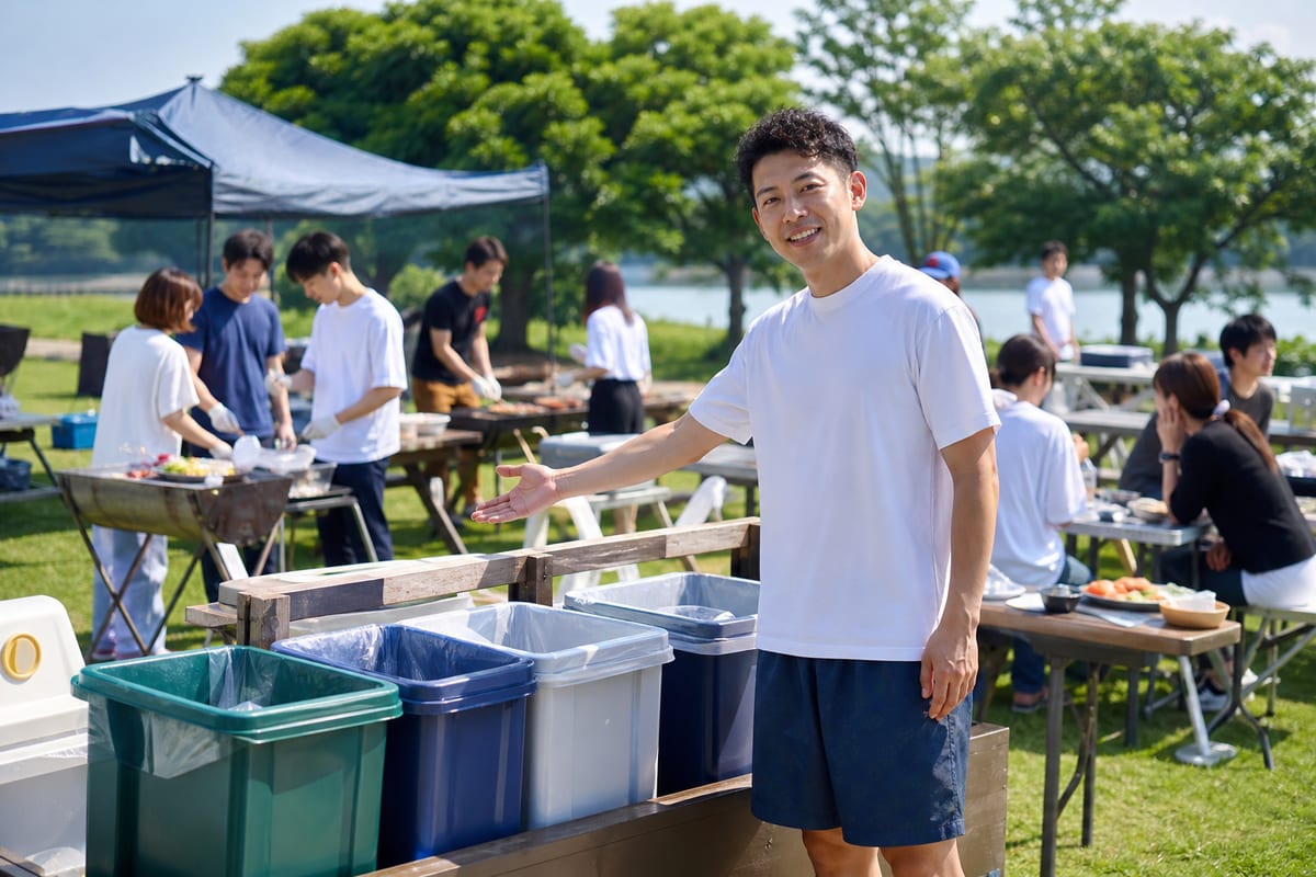 BBQ ゴミ処理 福岡