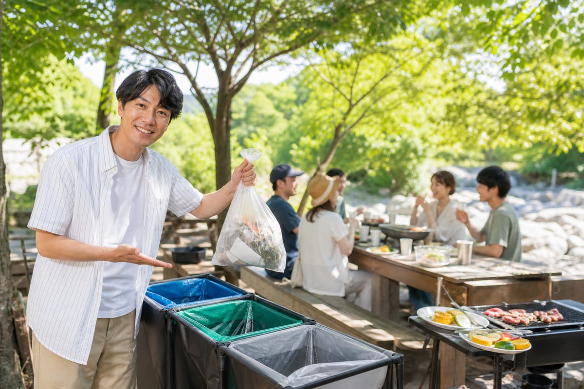 BBQ ゴミ処理 福岡