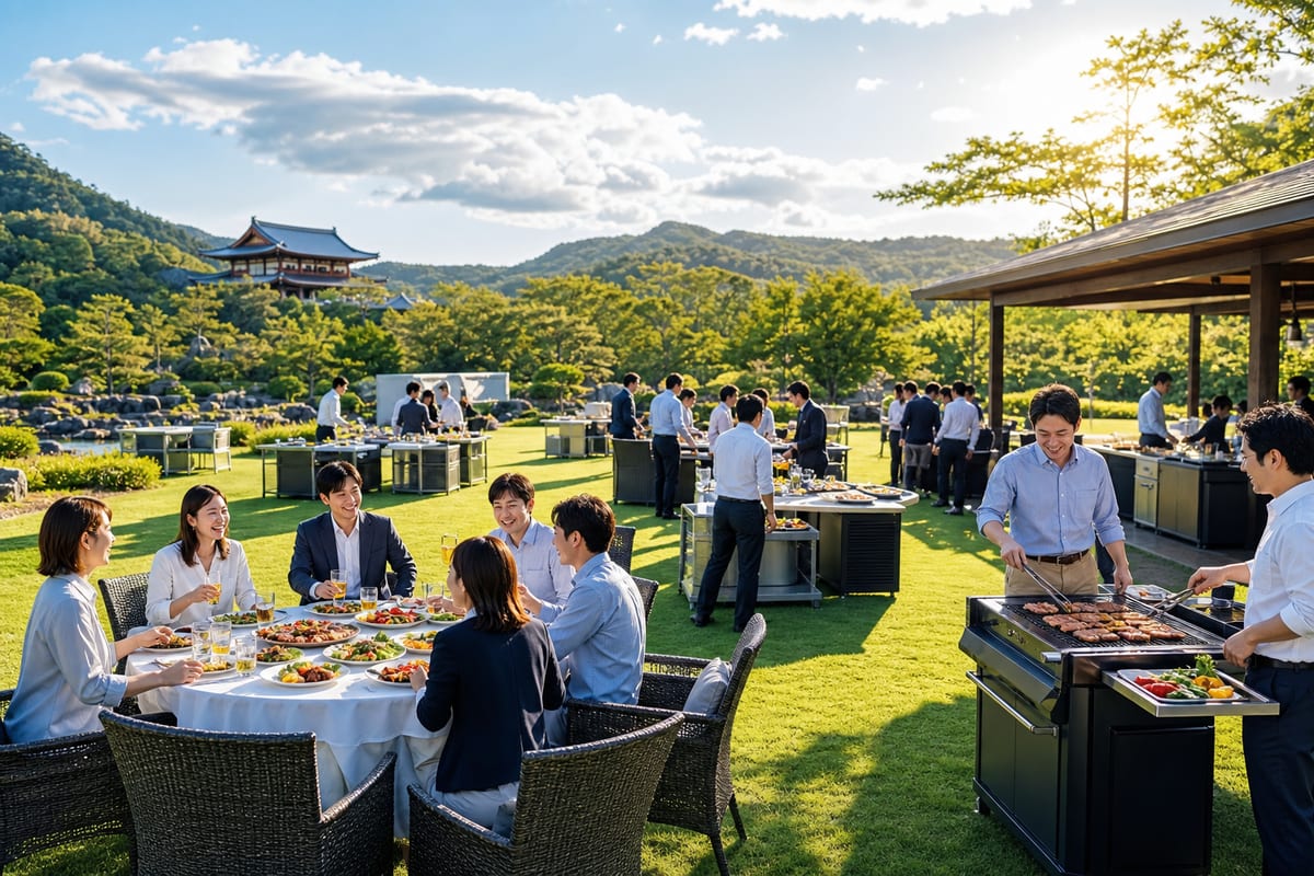 奈良 BBQ 会社研修
