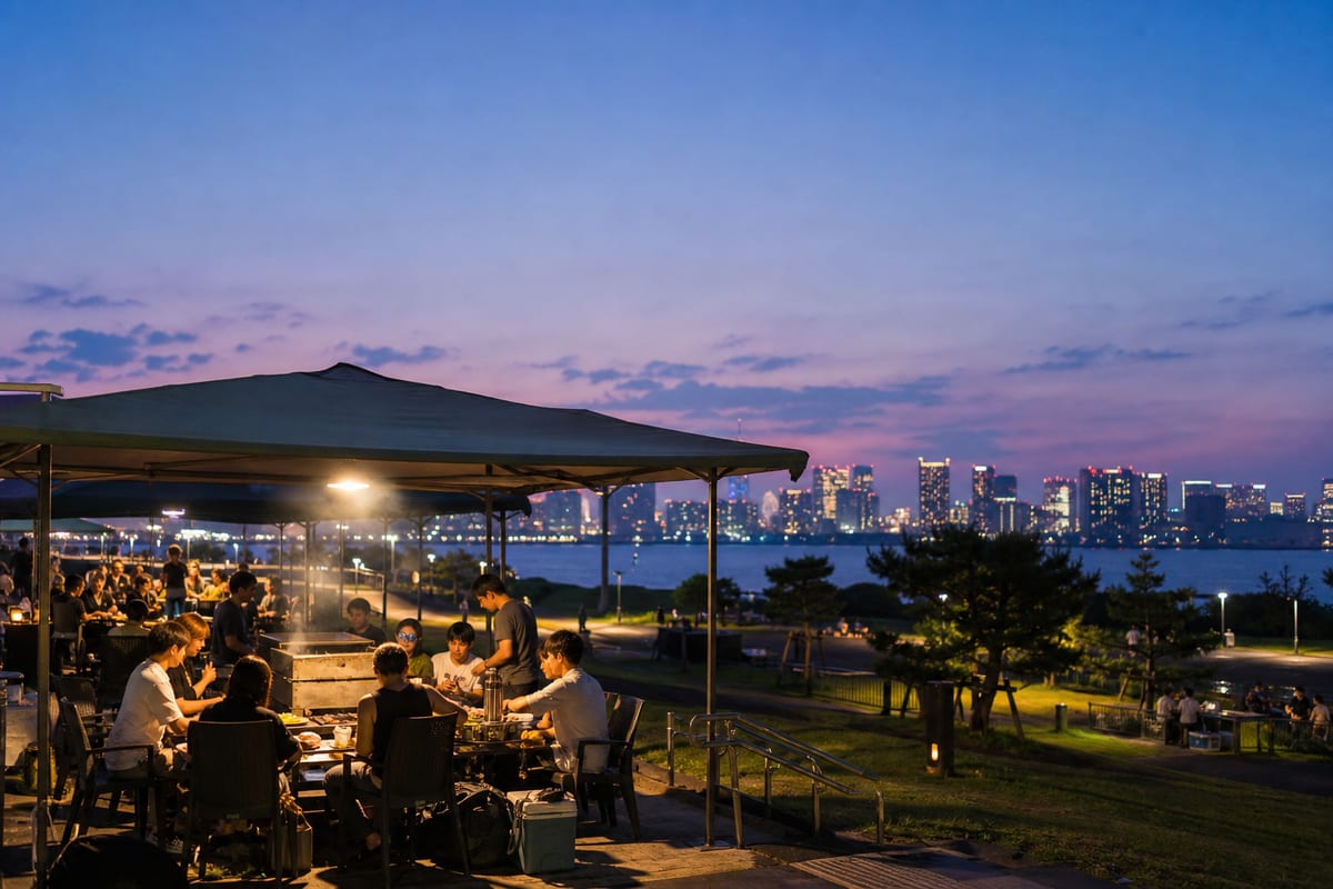 葛西臨海公園 BBQ 夜景