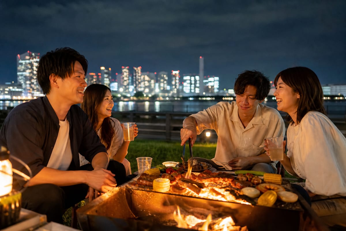 葛西臨海公園 BBQ 夜景