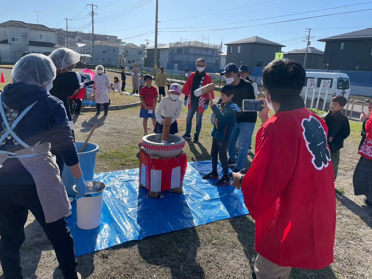 餅つき　自治会・会社イベント　出張