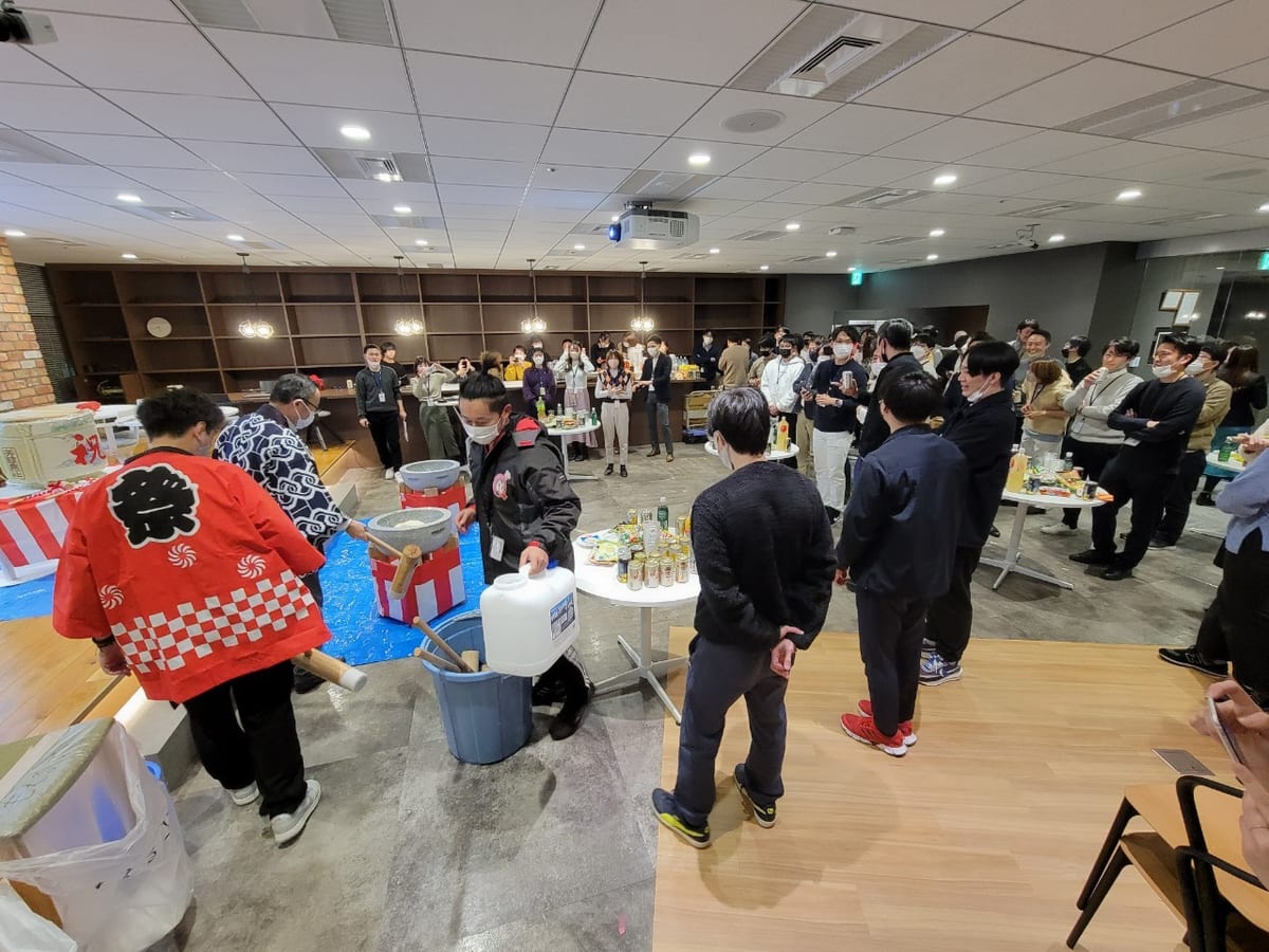餅つき大会　正月イベント　出張