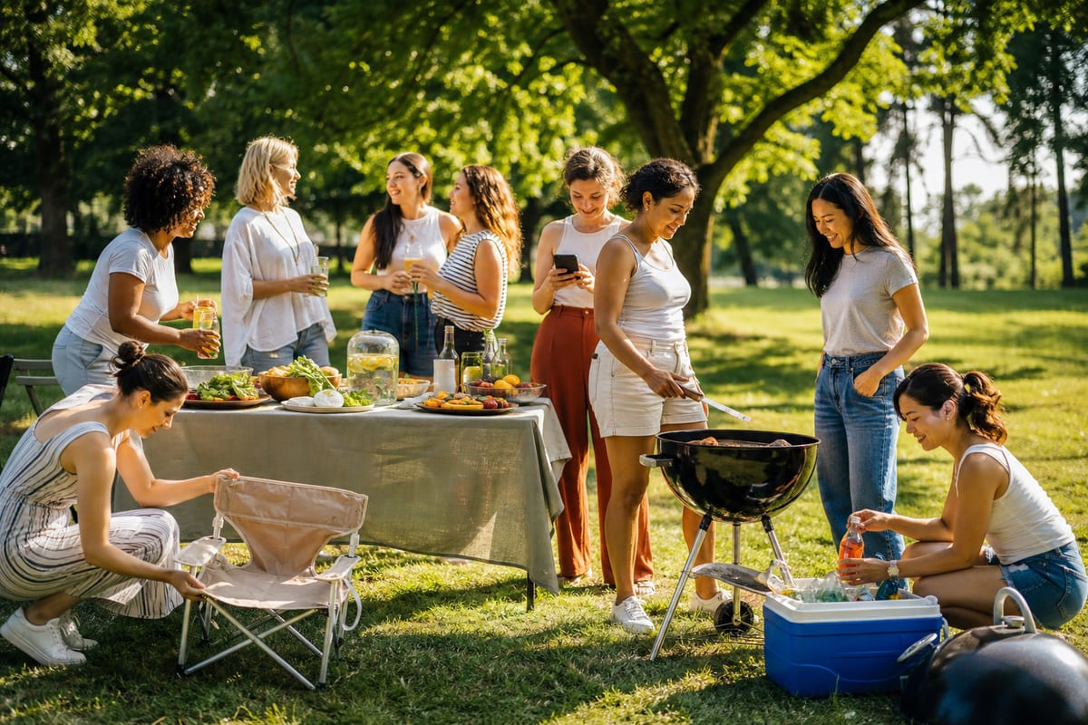BBQ 女子会 10人